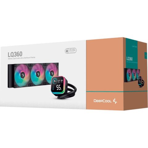 Система жидкостного охлаждения Deepcool LQ360 Black (R-LQ360-BKLSMW-G-1) - Системы водного охлаждения  - Системы водного охлаждения 