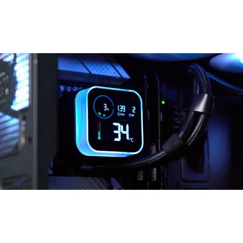 Система жидкостного охлаждения Deepcool LQ360 Black (R-LQ360-BKLSMW-G-1) - Системы водного охлаждения  - Системы водного охлаждения 