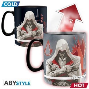 Чашка хамелеон Abystyle ASSASSINS CREED The Assassins Mug Асасини кружка 460 мл