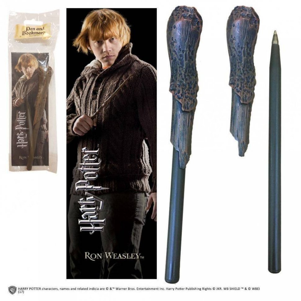 Ручка паличка Harry Potter Ron Weasley Wand Pen and Bookmark + Закладка