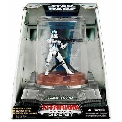 Фігурка Star Wars - TITANIUM DIECAST - Blue Clone Trooper -   -  