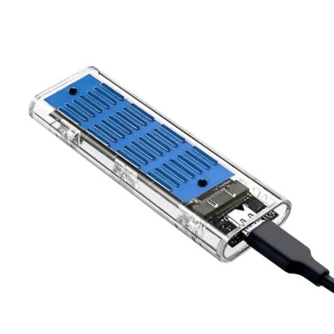 Карман внешний Dynamode M.2 SSD NVMe/SATA combo ч-з USB3.2 GEN2 Type-C (DM-CAD-SSD09) - Нулевой остаток (Feed)  - Нулевой остаток (Feed) 