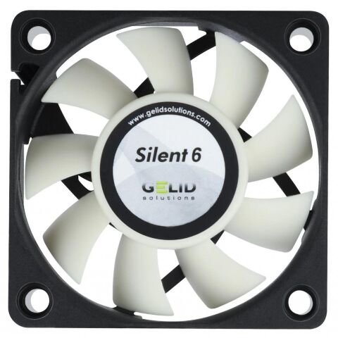 Кулер для корпуса Gelid Solutions Silent 6 60 mm (FN-SX06-32) - Вентиляторы к корпусам  - Вентиляторы к корпусам 