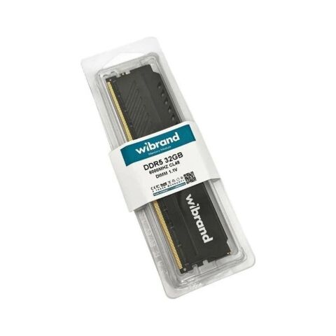 Модуль памяти для компьютера DDR5 32GB 6000 MHz Heatsink Black Wibrand (WI6000DDR5D/32GB) - Нулевой остаток (Feed)  - Нулевой остаток (Feed) 