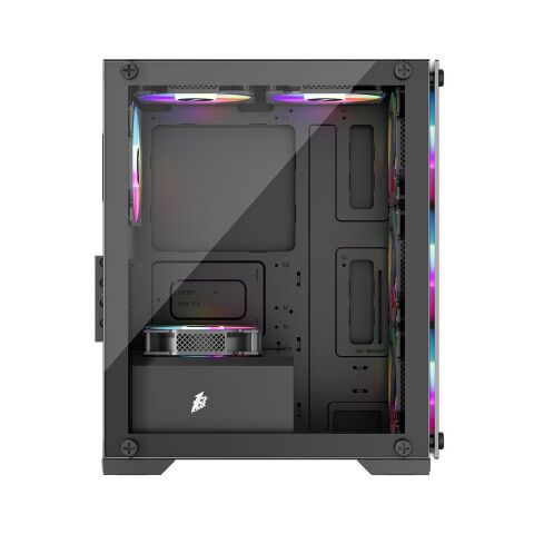 Корпус для ПК 1stPlayer X2-M-BK-4F1-PS-600FK-EU - Нулевой остаток (Feed)  - Нулевой остаток (Feed) 
