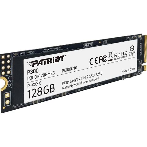 Накопитель SSD M.2 2280 128GB Patriot (P300P128GM28) - Внутренние SSD  - Внутренние SSD 