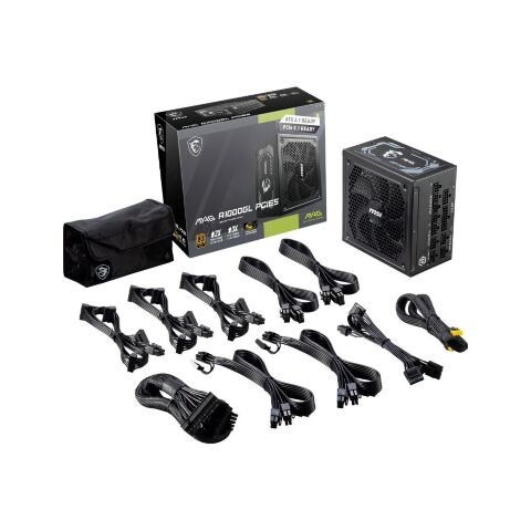 Блок питания MSI 1000W (MAG A1000GL PCIE5) - Нулевой остаток (Feed)  - Нулевой остаток (Feed) 