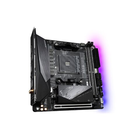 Материнская плата GIGABYTE B550I AORUS PRO AX - Системные (материнские) платы  - Системные (материнские) платы 