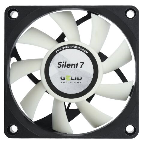 Кулер для корпуса Gelid Solutions Silent 7 70 mm (FN-SX07-22) - Вентиляторы к корпусам  - Вентиляторы к корпусам 