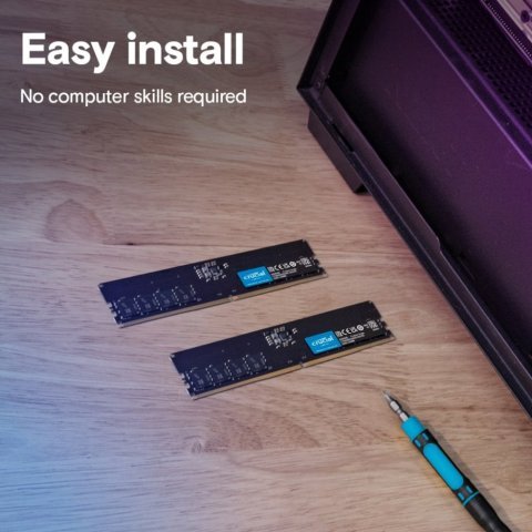 Модуль памяти для компьютера DDR5 8GB 5600 MHz Micron (CT8G56C46U5T) - Нулевой остаток (Feed)  - Нулевой остаток (Feed) 