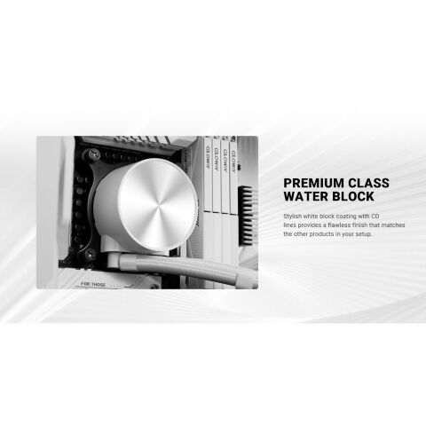 Система жидкостного охлаждения ID-Cooling FX240 Pro White - Нулевой остаток (Feed) - Нулевой остаток (Feed)