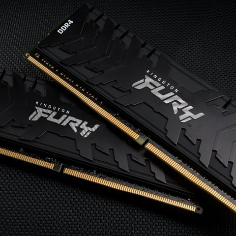 Модуль памяти для компьютера DDR4 16GB (2x8GB) 3600 MHz Fury Renegade Black Kingston Fury (ex.HyperX) (KF436C16RBK2/16) - Модули памяти для компьютера  - Модули памяти для компьютера 