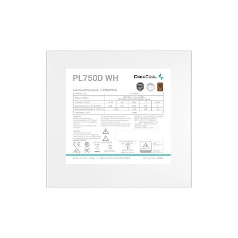 Блок питания Deepcool 750W (PL750D WH) - Нулевой остаток (Feed)  - Нулевой остаток (Feed) 