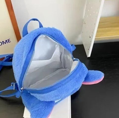 Рюкзак сумка Стич плюш Stitch Plush Backpack 25 * 22 см -   -  