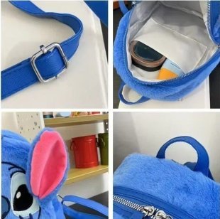 Рюкзак сумка Стич плюш Stitch Plush Backpack 25 * 22 см