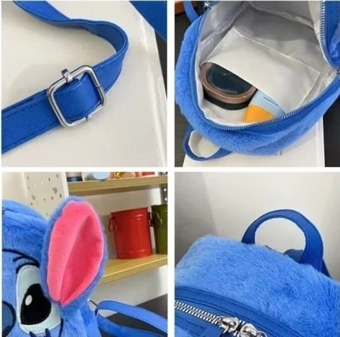 Рюкзак сумка Стич плюш Stitch Plush Backpack 25 * 22 см -   -  