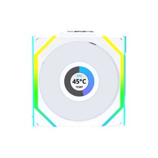 Кулер для корпуса Lian Li Uni Fan SL WIRELESS LCD Reverse, 120-1 (G99.12RSLLCD1W1W.00)