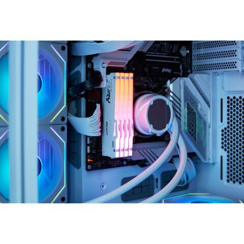 Модуль памяти для компьютера DDR5 32GB (2x16GB) 6000 MHz Beast RGB EXPO White Kingston Fury (ex.HyperX) (KF560C36BWE2AK2-32) - Модули памяти для компьютера  - Модули памяти для компьютера 