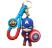Брелок підвіска на рюкзак Marvel Captain America Капітан Америка 3D Keychain Backpack - -