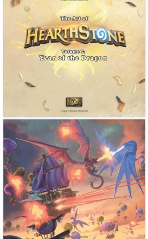 Артбук книга Art of Hearthstone: Year of the Dragon Volume 5 (Твёрдый переплёт) (Eng) том 5 - -