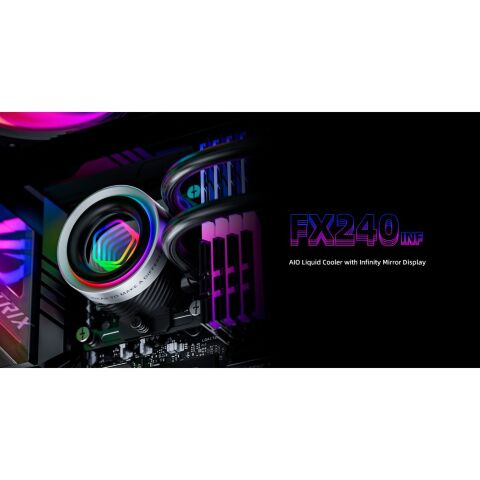 Система жидкостного охлаждения ID-Cooling FX240 INF - Нулевой остаток (Feed)  - Нулевой остаток (Feed) 