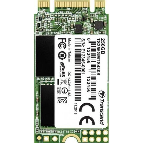 Накопитель SSD M.2 2242 256GB Transcend (TS256GMTS430S) - Внутренние SSD  - Внутренние SSD 