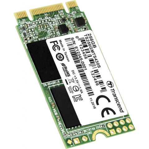 Накопитель SSD M.2 2242 256GB Transcend (TS256GMTS430S) - Внутренние SSD  - Внутренние SSD 