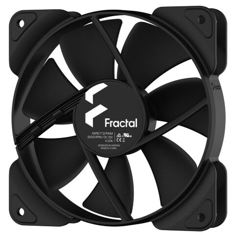 Кулер для корпуса Fractal Design Aspect 12 PWM Black (FD-F-AS1-1203) - Нулевой остаток (Feed)  - Нулевой остаток (Feed) 