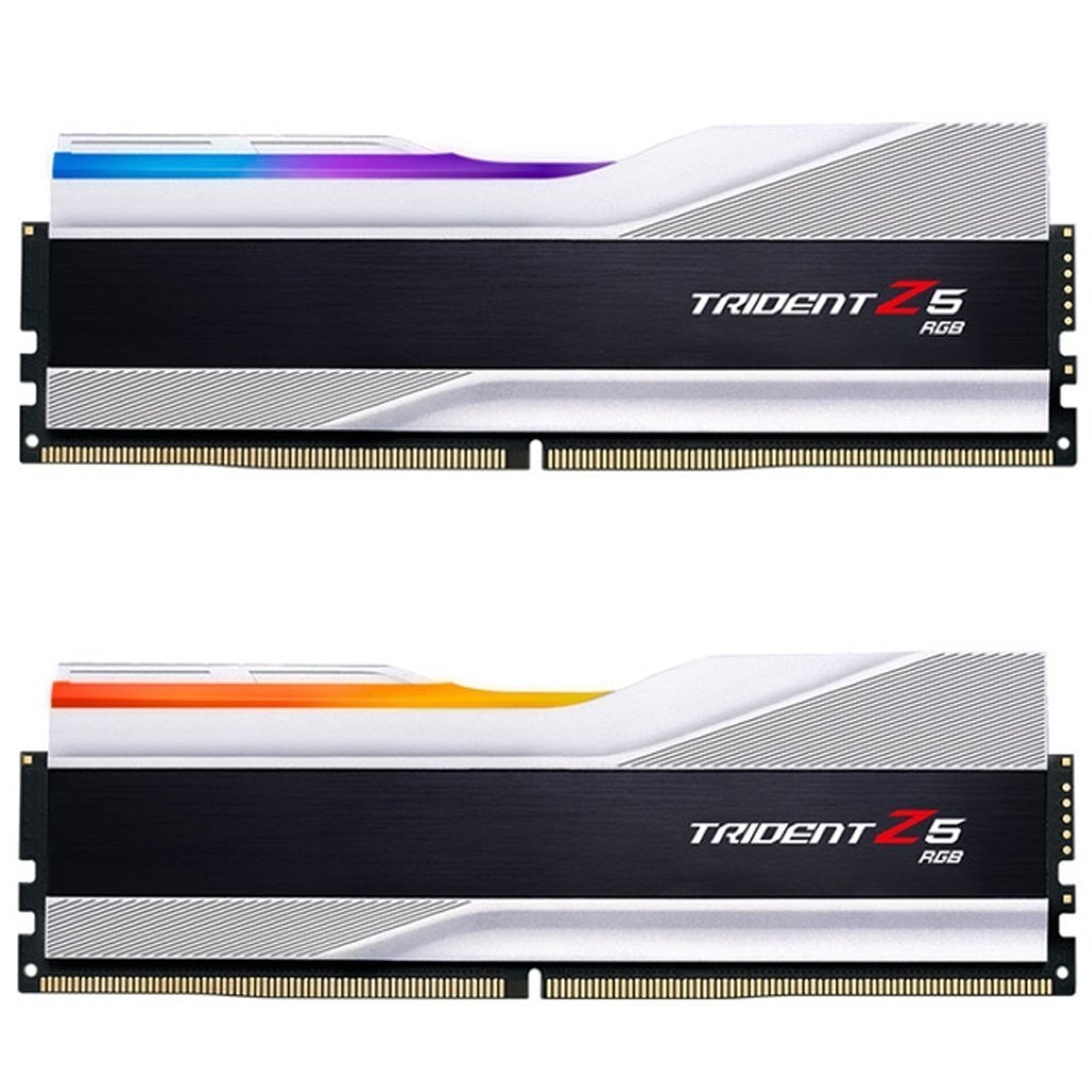 Модуль памяти для компьютера DDR5 32GB (2x16GB) 7200 MHz Trident Z5 RGB Matte White G.Skill (F5-7200J3445G16GX2-TZ5RW)