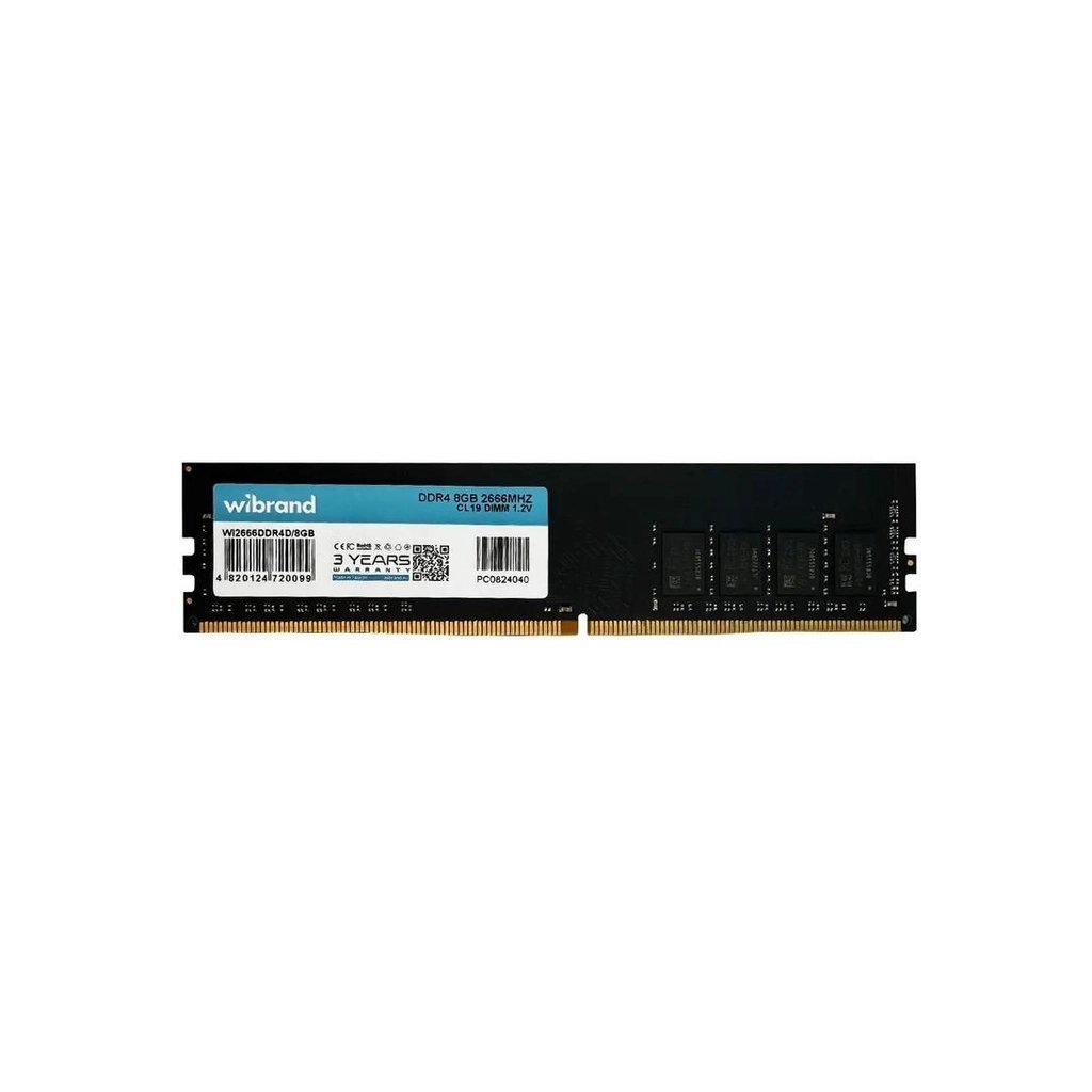 Модуль памяти для компьютера DDR4 8GB 2666 MHz Wibrand (WI2666DDR4D/8GB)