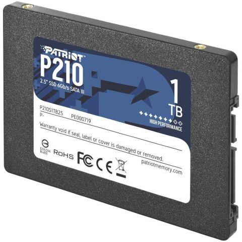 Накопитель SSD 2.5" 1TB Patriot (P210S1TB25) - Внутренние SSD  - Внутренние SSD 