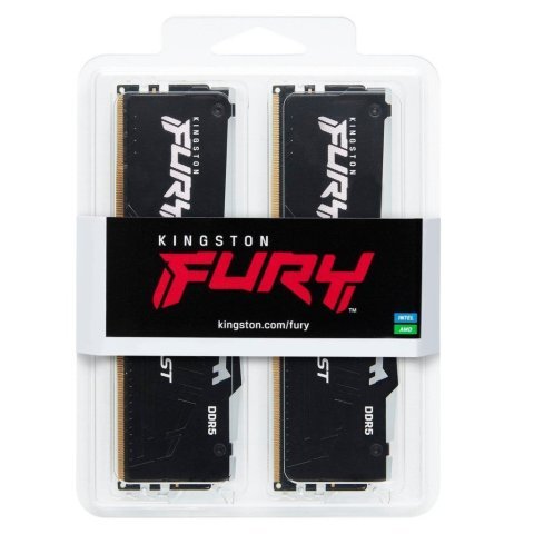 Модуль памяти для компьютера DDR5 64GB (2x32GB) 6000 MHz Beast RGB Kingston Fury (ex.HyperX) (KF560C36BBEAK2-64) - Нулевой остаток (Feed)  - Нулевой остаток (Feed) 