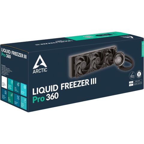 Система жидкостного охлаждения Arctic Liquid Freezer III Pro 360 (Black) (ACFRE00180A) - Нулевой остаток (Feed)  - Нулевой остаток (Feed) 