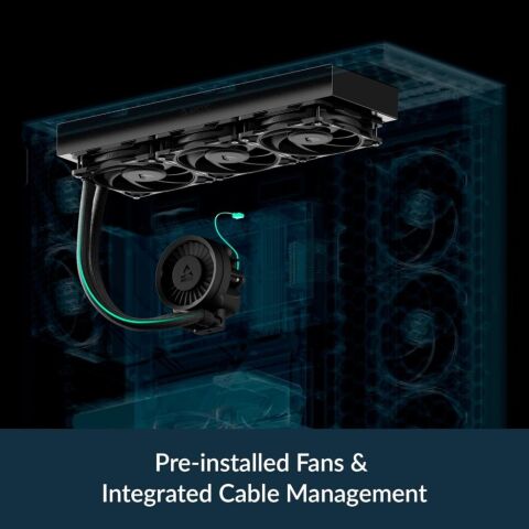 Система жидкостного охлаждения Arctic Liquid Freezer III Pro 360 (Black) (ACFRE00180A) - Нулевой остаток (Feed)  - Нулевой остаток (Feed) 