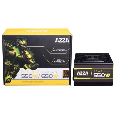 Блок питания Azza 550W (PSAZ-550W) - Нулевой остаток (Feed)  - Нулевой остаток (Feed) 