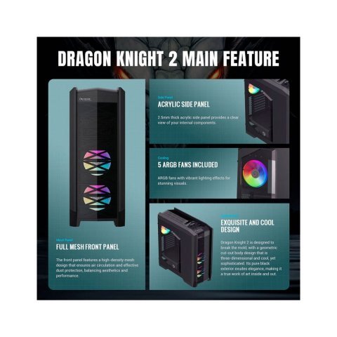 Корпус Gamemax Dragon Knight 2 - Корпуса  - Корпуса