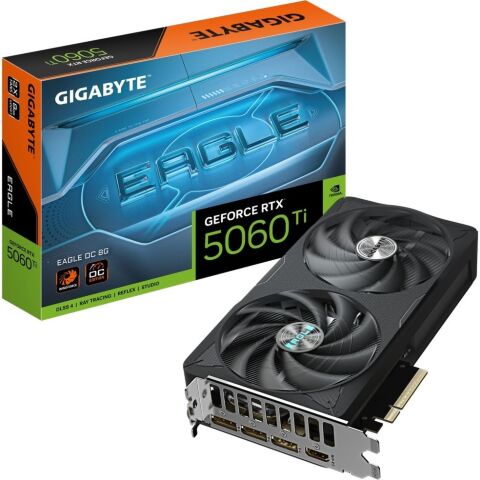Видеокарта GIGABYTE GeForce RTX5060Ti 8Gb EAGLE OC (GV-N506TEAGLE OC-8GD) - Нулевой остаток (Feed)  - Нулевой остаток (Feed) 