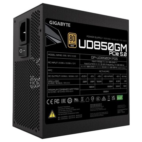 Блок питания GIGABYTE 850W (GP-UD850GM PG5) - Нулевой остаток (Feed)  - Нулевой остаток (Feed) 