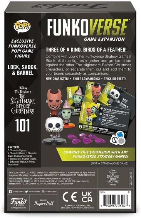 Настольная игра Funko Games Funkoverse: The Nightmare Before Christmas фанко Кошмар перед Рождеством 101 -   -  