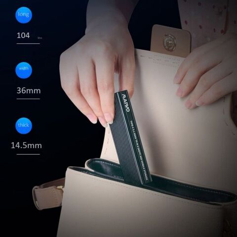 Карман внешний Maiwo M.2 SSD NVMe/SATA combo USB3.1 GEN2 Type-C al. (K1687P2) - Аксессуары к HDD  - Аксессуары к HDD 