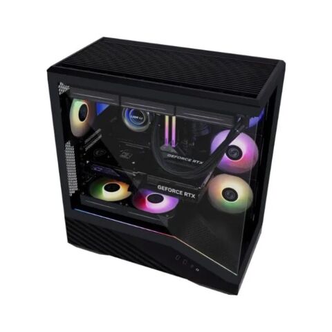 Корпус для ПК Lian Li V100R case with pre-installed four 120mm RGB PWM fan, Black (G99.V100RX.01) - Корпуса  - Корпуса 