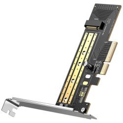 Контроллер Ugreen PCI-E 3.0 for SSD M.2 (NVMe) x4 CM302 (70503)