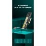 Контроллер Ugreen PCI-E 3.0 for SSD M.2 (NVMe) x4 CM302 (70503)