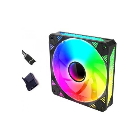 Кулер для корпуса Zezzio ZF-B120 COLORFUL - Нулевой остаток (Feed)  - Нулевой остаток (Feed)