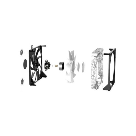 Кулер для корпуса Zezzio ZF-B120 COLORFUL - Нулевой остаток (Feed)  - Нулевой остаток (Feed)