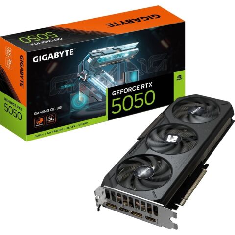 Видеокарта GIGABYTE GeForce RTX5050 8Gb GAMING OC (GV-N5050GAMING OC-8GD) - Нулевой остаток (Feed)  - Нулевой остаток (Feed) 