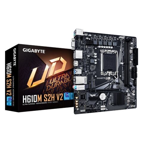 Материнская плата GIGABYTE H610M S2H V2 - Системные (материнские) платы  - Системные (материнские) платы 