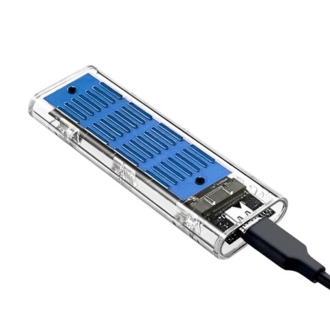 Карман внешний Dynamode M.2 SSD NVMe/SATA combo ч-з USB3.2 GEN2 Type-C (DM-CAD-SSD09) - Аксессуары к HDD  - Аксессуары к HDD 