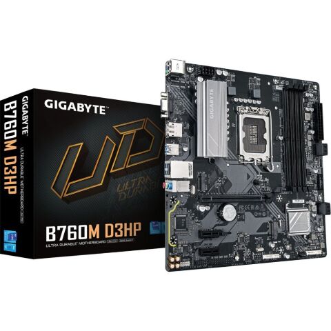 Материнская плата GIGABYTE B760M D3HP - Системные (материнские) платы  - Системные (материнские) платы 