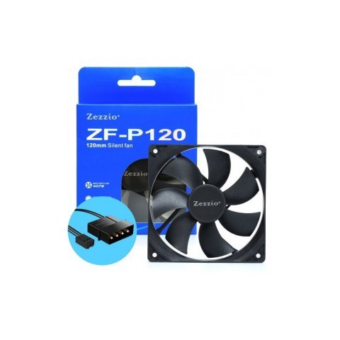 Кулер для корпуса Zezzio ZF-P120 - Вентиляторы к корпусам  - Вентиляторы к корпусам